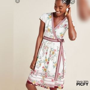 NEW Gal Meets Glam Teresa Floral Wrap Dress